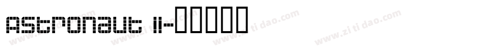 Astronaut II字体转换
